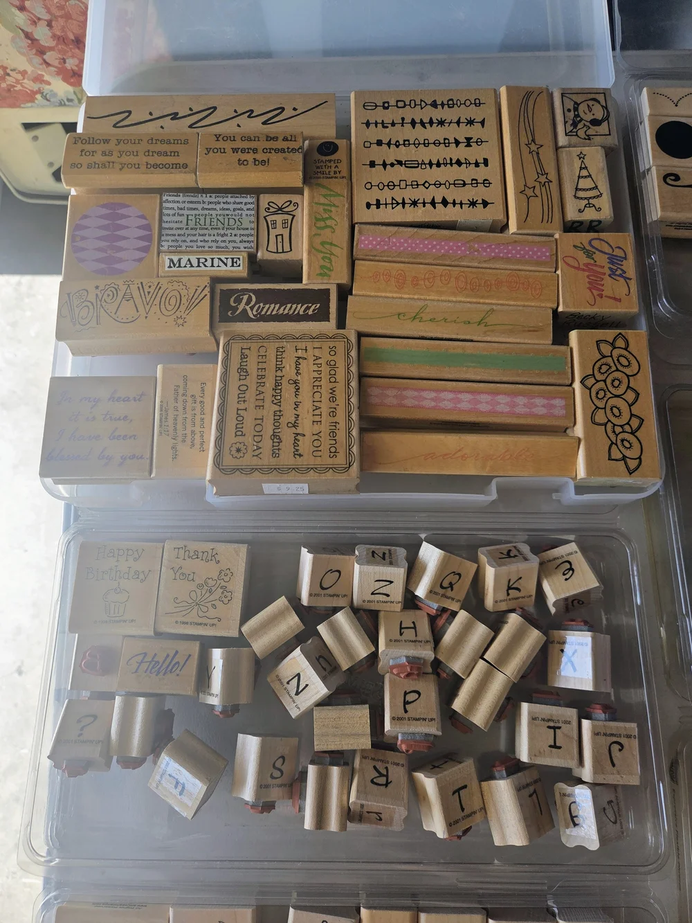 Over 229 Stamps, Ink Etc. - Picture 3 of 11